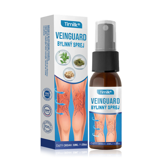Timnilk® VeinGuard bylinný sprej – ✅ Klinicky prokázáno, že odstraní křečové žíly za pouhých 7 dní!