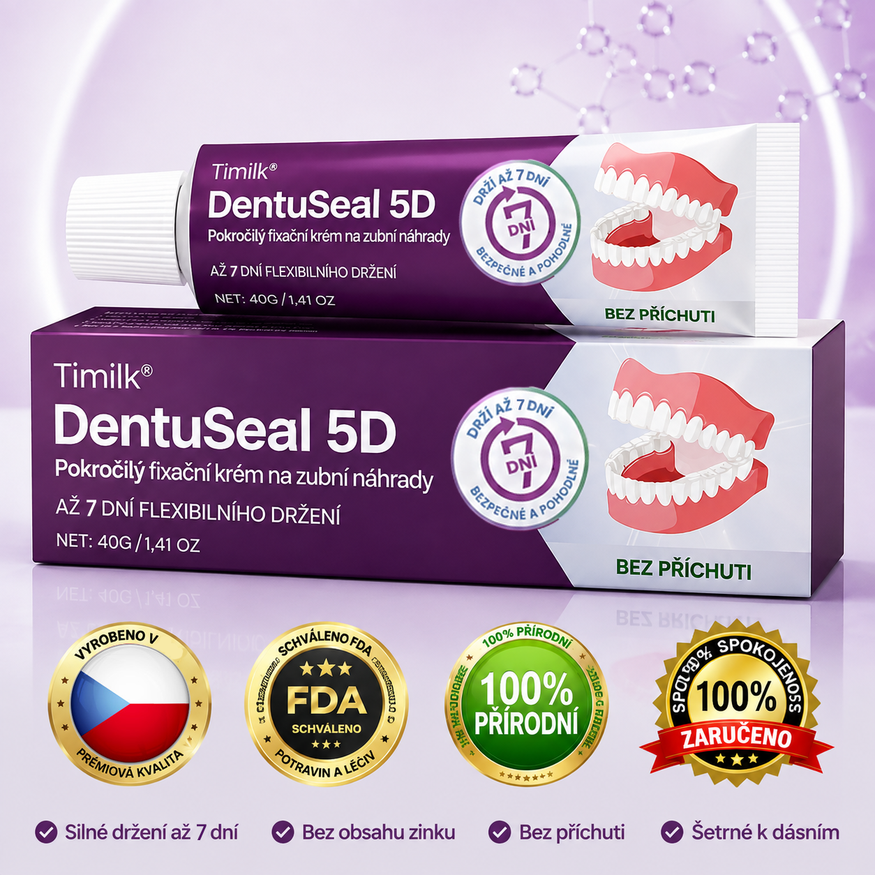 Timilk® DentuSeal 5D Advanced – flexibilní a polstrované uchycení až na 7 dní🎁