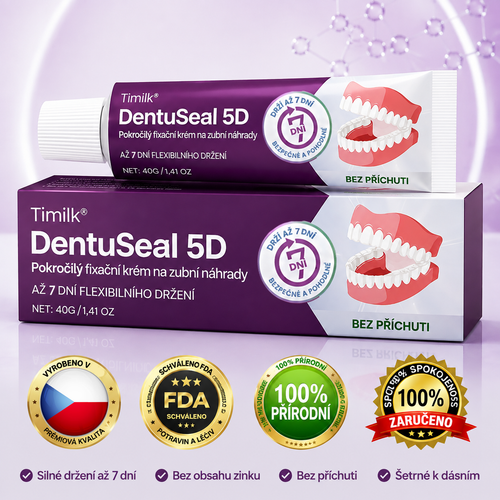 Timilk® DentuSeal 5D Advanced – flexibilní a polstrované uchycení až na 7 dní🎁