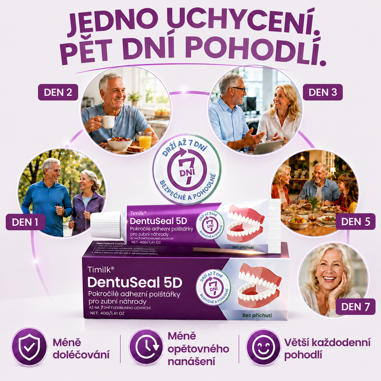 Timilk® DentuSeal 5D Advanced – flexibilní a polstrované uchycení až na 7 dní🎁