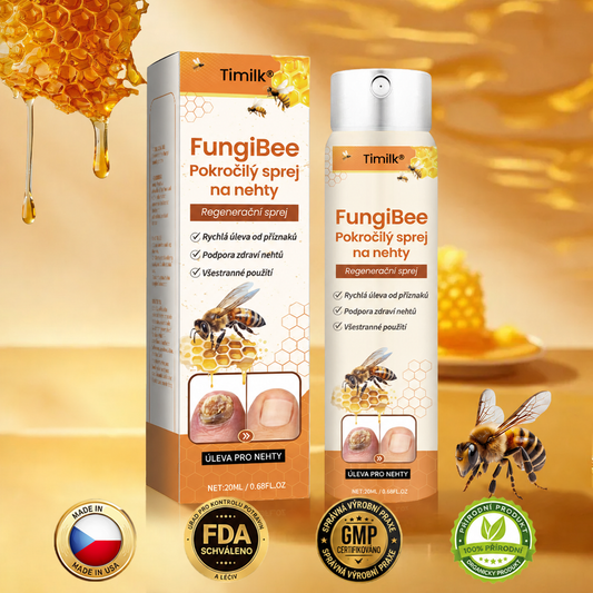 Timilk® FungiBee Advanced – Regenerační sprej pro oslabené nehty⭐️