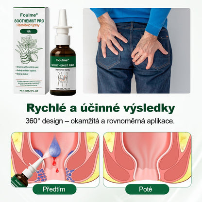 Foulme® SootheMist PRO – diskrétní bezdotyková péče při nepohodlí spojeném s hemoroidy📦