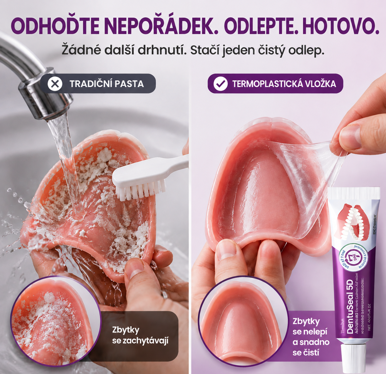 Timilk® DentuSeal 5D Advanced – flexibilní a polstrované uchycení až na 7 dní🎁