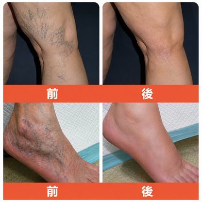 ☘️【厚生労働省認可・GMP準拠】Zvoevo® Vein Ease マイクロニードルケアパッチ（クモ状静脈・静脈瘤・むくみ・脚の疲れに）⭐️