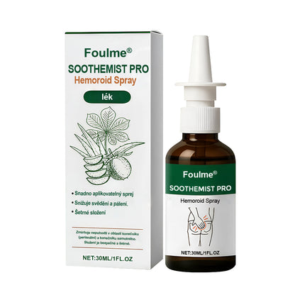 Foulme® SootheMist PRO – diskrétní bezdotyková péče při nepohodlí spojeném s hemoroidy📦