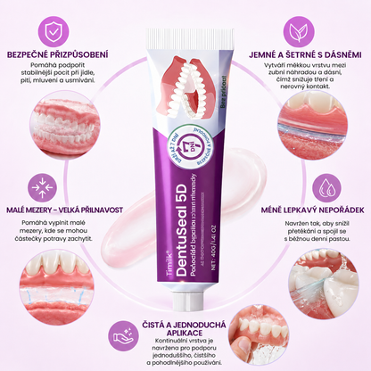 Timilk® DentuSeal 5D Advanced – flexibilní a polstrované uchycení až na 7 dní🎁