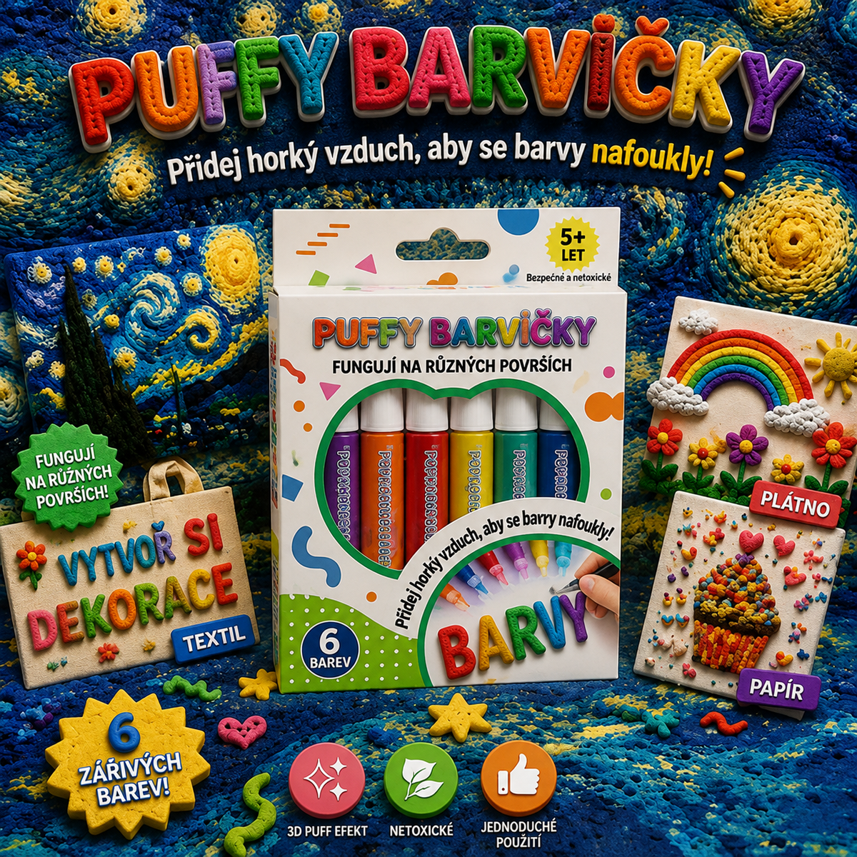 Ušetřete 50 % při dnešní objednávce 丨 CleraNaure® 3D Relief Art Pen – Proměňte své ploché kresby v hmatové 3D umění🎁
